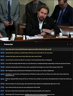 they they don't leave behind bomb fragments bullet holes Etc they could absolutely be used by our adversaries and have very low levels of um very easy to deny that they were even there that they were used is that correct that's correct um there's no entry or exit wound