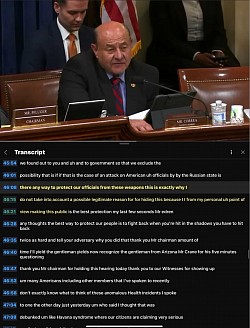 there any way to protect our officials from these weapons this is exactly why I do not take into account a possible legitimate reason for for hiding this because I I from my personal uh point of view making this public is the best protection