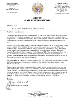 Rep Jim Guest Letter 1
