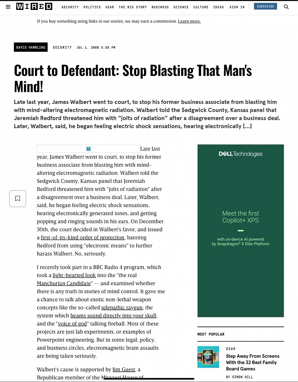 Court to Defendant: Stop Blasting That Man's Mind!