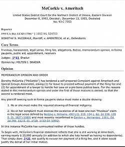 1993-McCorkle v. Ameritech United States District Court for the Northern District of Illinois, Eastern Division December 8, 1993, Decided ; December 13, 1993, Docketed No. 93 C 7353, US Navy Veteran