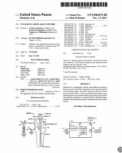 Nov. 17, 2015- UNLOCKING A BODY AREA NETWORK,  US 9,186,071 B2