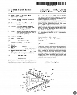 Dec. 4, 2018- CRAFT USING AN INERTIAL MASS REDUCTION DEVICE, US 10,144,532 B2