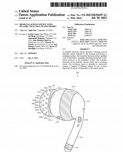 Jul. 20, 2023- BIOSIGNAL SENSING DEVICE USING DYNAMIC SELECTION OF ELECTRODES, US 2023/0225659 A1