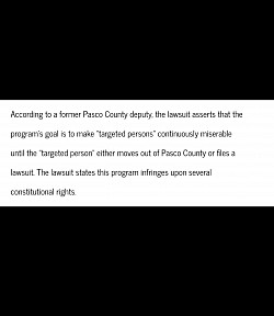 The lawsuit states this program infringes upon several constitutional rights.