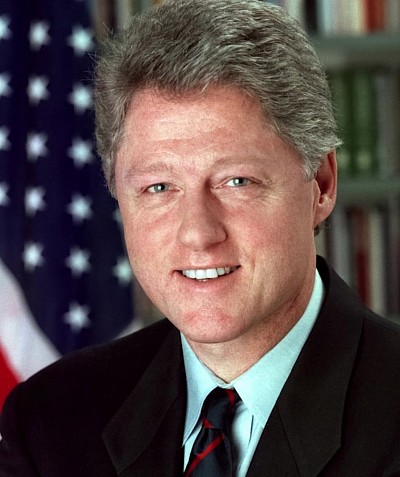 United States President Bill Clinton